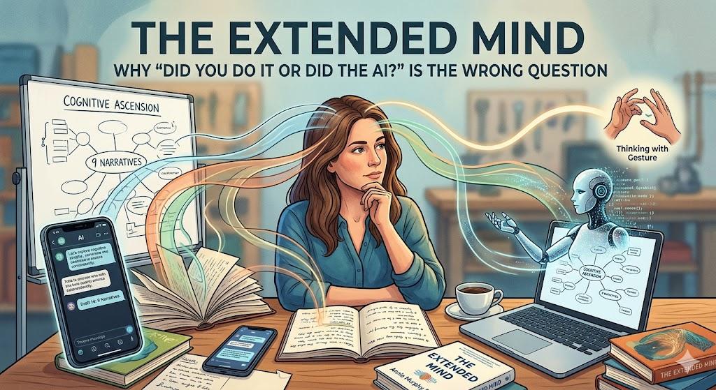 The Extended Mind: Why "Did You Do It or Did the AI?" Is the Wrong Question