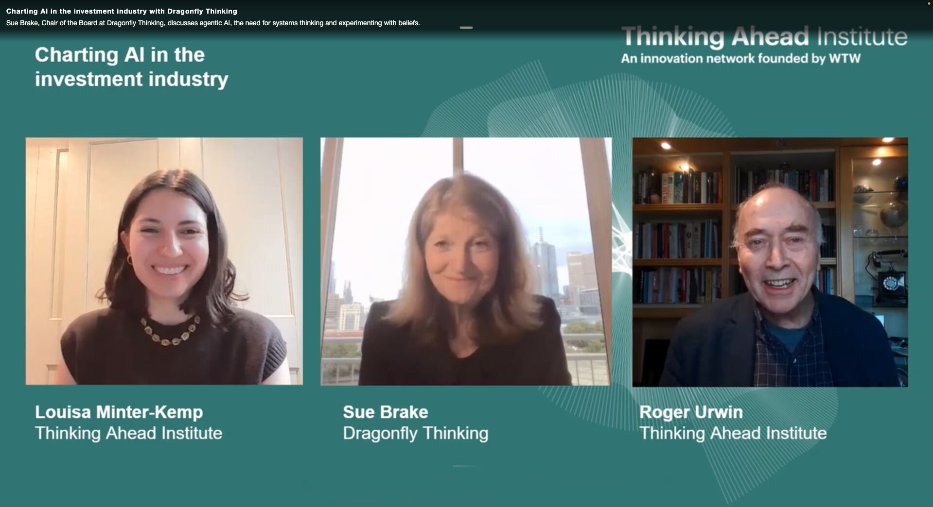 Charting AI in the Investment Industry with Dragonfly Thinking
